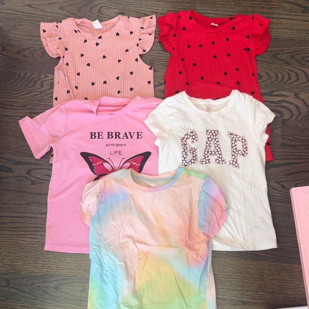 Bundle 5 pair of short girl sleeves size 7